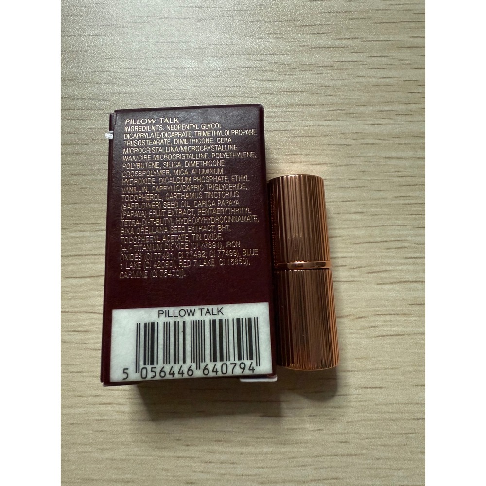 Charlotte Tilbury Lipstick Women Mini Pillow Talk New Matte Revolution Travel - Picture 2 of 5